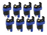 aFe Scorcher High-Performance Ignition Coils 77-92012-MD Coil, SCORCHER High-Performance, Coil Pack Style, Round, Blue, Cadillac, Chevy, GMC, Set of 8 thumbnail 6