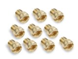 Holley Air Bleed Kits 126-65-10 Bleeds, Replaceable, Screw-in, Brass, 0.065 in. Diameter, 10 in.-32 Thread, for 4150 HP, 4500 Models, 10-piece, Set thumbnail 1