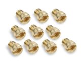 Holley Air Bleed Kits 126-65-10 Bleeds, Replaceable, Screw-in, Brass, 0.065 in. Diameter, 10 in.-32 Thread, for 4150 HP, 4500 Models, 10-piece, Set thumbnail 4
