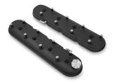 Holley Aluminum LS Valve Covers 241-91 Covers, LS, Centerbolt, Plain Top, Cast Aluminum, Black Textured, Baffled, Chevy, LS, 4.8L, 5.3L, 5.7L, 6.0L, 6.2L, 7.0L, Pair thumbnail 7