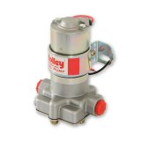 Holley Red Electric Fuel Pumps 12-801-1 Pumps, Electric, External, 97 gph, 367 lph, 7 psi, 12V, 3/8 in. NPT Ports, Female Thread, Aluminum, Silver Finish, Each thumbnail 4
