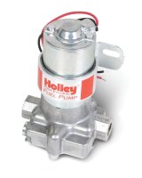 Holley Red Electric Fuel Pumps 12-801-1 Pumps, Electric, External, 97 gph, 367 lph, 7 psi, 12V, 3/8 in. NPT Ports, Female Thread, Aluminum, Silver Finish, Each thumbnail 6