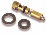 Holley Steel Carburetor Needle and Seat Assemblies 6-500-2 Seats, Holley, Inlet Needle, Adjustable, Steel, 0.110 in. Seat, Center Hung Float, Gaskets, for 735 cfm or Smaller Carb, Pair thumbnail 1