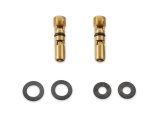 Holley Steel Carburetor Needle and Seat Assemblies 6-500-2 Seats, Holley, Inlet Needle, Adjustable, Steel, 0.110 in. Seat, Center Hung Float, Gaskets, for 735 cfm or Smaller Carb, Pair thumbnail 4