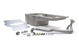 Holley Retrofit Engine Oil Pans for GM LS Engines 302-2 Pan, Swap, Low Profile, Aluminum, Natural, 3.620 in. Stroke, 5.7 Quarts, Chevy, 4.8, 5.3, 6.0L, Each thumbnail 5
