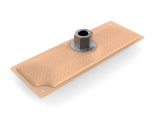 Holley HydraMat Fuel Pickups 16-108 Strainers, HydroMat, Pickup, Rectangle, Center Outlet, 8.0 in. Long, 3.0 in. Wide, 3/8 in. NPT Fitting, E85 Compatible, Each thumbnail 4