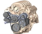 Holley Mid-Mount Complete Accessory Systems 20-185BK Drive Systems, LS Mid-mount, Serpentine, Alternator, Water Pump, Clockwise, Power Steering, AC, SD-7, Black Finish, Chevy, 4.8-7.0L, Kit thumbnail 6