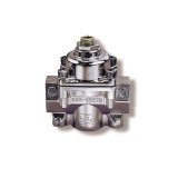 Holley Fuel Pressure Regulators 12-803 Regulators, Low Pressure, 4.5-9 psi, No Return, Inline, 3/8 in. NPT Ports, Female Thread, Aluminum, Chrome Plated, with Bracket, Each thumbnail 2