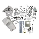 Holley Ford 7.3L Godzilla High-Mount Accessory Drive Complete Kits 20-340 Systems, Kit, Oiling System, Serpentine, Natural Finish, Godzilla, Kit thumbnail 1