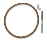 Holley Air Cleaner Assemblies 120-531 Assembly, Sniper, 14 in. Diameter, Round, Dropped, Steel, Black Finish, Embossed Logo, 3 in. Filter, Paper Element, Each thumbnail 1
