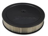Holley Air Cleaner Assemblies 120-531 Assembly, Sniper, 14 in. Diameter, Round, Dropped, Steel, Black Finish, Embossed Logo, 3 in. Filter, Paper Element, Each thumbnail 4