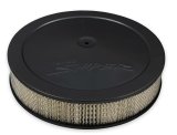Holley Air Cleaner Assemblies 120-531 Assembly, Sniper, 14 in. Diameter, Round, Dropped, Steel, Black Finish, Embossed Logo, 3 in. Filter, Paper Element, Each thumbnail 7