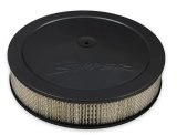 Holley Air Cleaner Assemblies 120-531 Assembly, Sniper, 14 in. Diameter, Round, Dropped, Steel, Black Finish, Embossed Logo, 3 in. Filter, Paper Element, Each thumbnail 9
