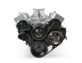 Holley Mid-Mount Complete Accessory Systems 20-242BK Drive Systems, Mid-Mount, Serpentine, A/C, P/S, LT1 Style Alternator/Water Pump, Belt, Hardware, Black, Chevrolet, Big Block, Kit thumbnail 3