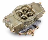 Holley 4150 Classic HP 950 CFM 4-Barrel Carburetor 0-80496-2 Carburetors, Model 4150, HP, cfm, 4-barrel, Square Bore, Mechanical Secondaries, Dual Inlet, Gold Dichromate, Each thumbnail 1