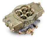 Holley 4150 Classic HP 950 CFM 4-Barrel Carburetor 0-80496-2 Carburetors, Model 4150, HP, cfm, 4-barrel, Square Bore, Mechanical Secondaries, Dual Inlet, Gold Dichromate, Each thumbnail 2