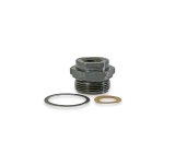 Holley Fuel Fittings 26-27 Fitting, Carburetor Inlet, 7/8-20 in. Male to 1/2-20 in. Female Inverted Flare, 5/16 in. Line, Each thumbnail 5