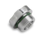 Holley LS Engine Oil Fill Caps 241-225 Caps, Engine, Twist-in, Octagon Shape, Natural, Aluminum Cap, O-ring Included, for Valve Covers, Each thumbnail 4