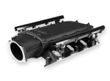 Holley LS Modular Ultra Lo-Ram EFI Intake Manifolds 300-680BK Manifolds, Modular, EFI, Rectangular Port, Multi-port, 105mm Bore, Standard Deck, Aluminum, Black, Chevy, 6.0L, 6.2L, Each thumbnail 3