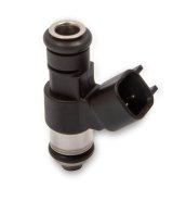 Holley EFI Terminator X Fuel Injectors 522-101X Injectors, X, 100 lbs/hr, USCAR Plug, EV6 Body, 12V Saturated, 1.85 in. Seat Height, High Impedance, 12.2 ohms, Each thumbnail 3