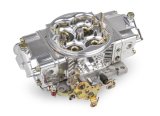 Holley Aluminum Street HP Carburetors 0-82651SA Carburetors, HP, 650 cfm, 4-barrel, Square Bore, Mechanical Secondaries, Dual Inlet, Polished, Straight-leg Booster, Universal Linkage, Each thumbnail 4