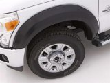 LUND Extra-Wide Style Fender Flares for 2011-2016 F-250 SUPER DUTY, F-350 DUTY - EX314TB Flares, Extra Wide, Thermoplastic, Textured Black, Ford, Rear, Pair thumbnail 1