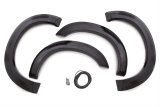 LUND Extra-Wide Style Fender Flares for 2011-2016 F-250 SUPER DUTY, F-350 DUTY - EX314TB Flares, Extra Wide, Thermoplastic, Textured Black, Ford, Rear, Pair thumbnail 3