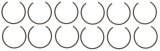 Mahle Original Aftermarket Replacement Pistons 224-3625-0.50MM Piston - GM High Feature 3.6L V-6 LY7 Engine. thumbnail 5