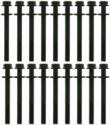 Mahle Original Head Bolt Kits GS33504 Cylinder Fasteners, Kits, Long Bolts Only, Hex, Steel, Black Oxide, Services One Cylinder Head, Chevy, GMC, Hummer, 6.6L Diesel, Kit thumbnail 1