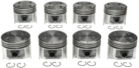 Mahle Original OE Replacement Pistons 224-2007 Piston - Chrys. Pass., Marine & Dodge Trk. 238.5 (3.9L) (1986-98), 318 (5.2L) Eng. thumbnail 3