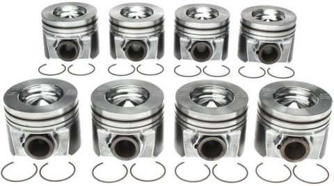 Mahle Original OE Replacement Pistons 224-3666 Piston - Ford 6.4L Diesel (STD) 2008-2010 F-250SD, F-350SD, F-450SD, F-550SD thumbnail 3