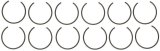 Mahle Original OE Replacement Pistons for 1998-2001 CONCORDE, 1998-2000 INTREPID - 224-3534-0.50MM Piston CHRY. 3.2L (92L66) .5mm w/pc eng pack thumbnail 5