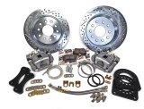 Baer Brakes Iron-Sport Disc Brake Kits 4302133 Brakes, Sport, Rear, Cross-Drilled/Slotted Rotors, 1-Piston Calipers, Chevy, 10-Bolt, 12-Bolt, Kit thumbnail 2