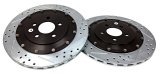 Baer Brakes EradiSpeed+ 1 Brake Rotors 2262019 Rotor, EradiSpeed-Plus 2, Cross-Drilled, Slotted, Iron, Zinc Plated, Rear, Ford, Pair thumbnail 3