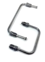 Baer Brakes Remaster Hard Lines 6801312 Brake Line, Line, 3/16 in. Diameter, 3/8-24 in. Male Inverted Flare, Stainless Steel, Pair thumbnail 1