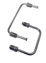 Baer Brakes Remaster Hard Lines 6801312 Brake Line, Line, 3/16 in. Diameter, 3/8-24 in. Male Inverted Flare, Stainless Steel, Pair thumbnail 2
