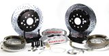Baer Brakes Claw Pro+ Disc Brake Systems for 1988-1996 CORVETTE - 4302297S Kit, Pro+, Rear, Cross-drilled/Slotted Rotors, 6-piston Silver Powdercoated Calipers, Chevy, Kit thumbnail 1
