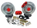 Baer Brakes Classic Disc Brake Kits 4301551R Brakes, Front, Series, Cross-Drilled, Slotted Rotors,Red Calipers, 13 in Rotors, Buick, Chevy, GMC, Oldsmobile, Pontiac, Kit thumbnail 1