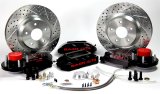 Baer Brakes Claw Track Disc Brake Kits 4301381B Brakes, Claw, Track, Front, Cross-Drilled/Slotted Rotors, 4-Piston Calipers, for 1/2 in.-20 Wheel Studs, Black, GM, Passenger Car, Kit thumbnail 1