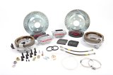 Baer Brakes SS4 Disc Brake Systems for 1970-1974 CAMARO, FIREBIRD - 4302320S Kit, SS4, Rear, Cross-drilled/Slotted Rotors, 4-piston Silver Powdercoated Calipers, Chevy, Pontiac, Kit thumbnail 1
