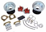 Baer Brakes Classic Disc Brake Kits 4302517R Brakes, Rear, Series, Cross-Drilled, Slotted Rotors, 1-Piston Calipers, GM, 10-Bolt, 12-Bolt, Non-Staggered Shocks, Kit thumbnail 3