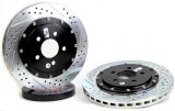 Baer Brakes EradiSpeed+ Brake Rotors 6910868 Rotor, Front, Cross Drilled Slotted, 14.00 in., Left, Replacement for EradiSpeed-Plus Kit, Each thumbnail 1