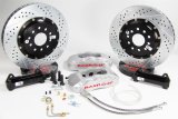 Baer Brakes Claw Pro+ Disc Brake Systems 4301446S Kit, Pro+, Front, Cross-drilled/Slotted Rotors, 6-piston Silver Powdercoated Calipers, Pontiac, Kit thumbnail 1