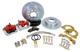 Baer Brakes Classic Disc Brake Kits 4262723R Brakes, Rear, Series, Cross-Drilled, Slotted Rotors, 1-Piston Calipers, Ford, 8 in., 9 in., Small Ford Bearing, Non-Staggered Shocks thumbnail 3