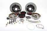 Baer Brakes SS4+ Disc Brake Systems 4302410B Kit, SS4+, Rear, Cross-drilled/Slotted Rotors, 4-piston Black Powdercoated Calipers, Buick, Oldsmobile, Pontiac, Kit thumbnail 1