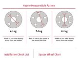 Baer Brakes 0.25 inch Wheel Spacers 2000008 Spacer, Billet Aluminum, 0.250 in. Thick, 5 x 4.25", 4.5", 4.75", Pair thumbnail 4