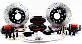 Baer Brakes SS4+ Disc Brake Systems 4301463B Kit, SS4+, Front, Cross-drilled/Slotted Rotors, 4-piston Black Powdercoated Calipers, Spindles, Chevy, Pontiac, Kit thumbnail 2