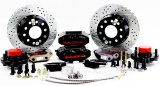 Baer Brakes SS4+ Disc Brake Systems 4301463B Kit, SS4+, Front, Cross-drilled/Slotted Rotors, 4-piston Black Powdercoated Calipers, Spindles, Chevy, Pontiac, Kit thumbnail 3