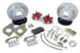 Baer Brakes Classic Disc Brake Kits 4302519R Brakes, Rear, Series, 10.5 in. Cross-Drilled/Slotted Rotors, Red Calipers, Buick, Chevy, GMC, Oldsmobile, Pontiac, Kit thumbnail 2