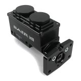 Baer Brakes Remaster Master Cylinders 6801304LP Cylinder, Remaster, Billet Aluminum, Black Anodized, 1.125 in. Bore, Driver Side Ports, Mopar, Each thumbnail 1